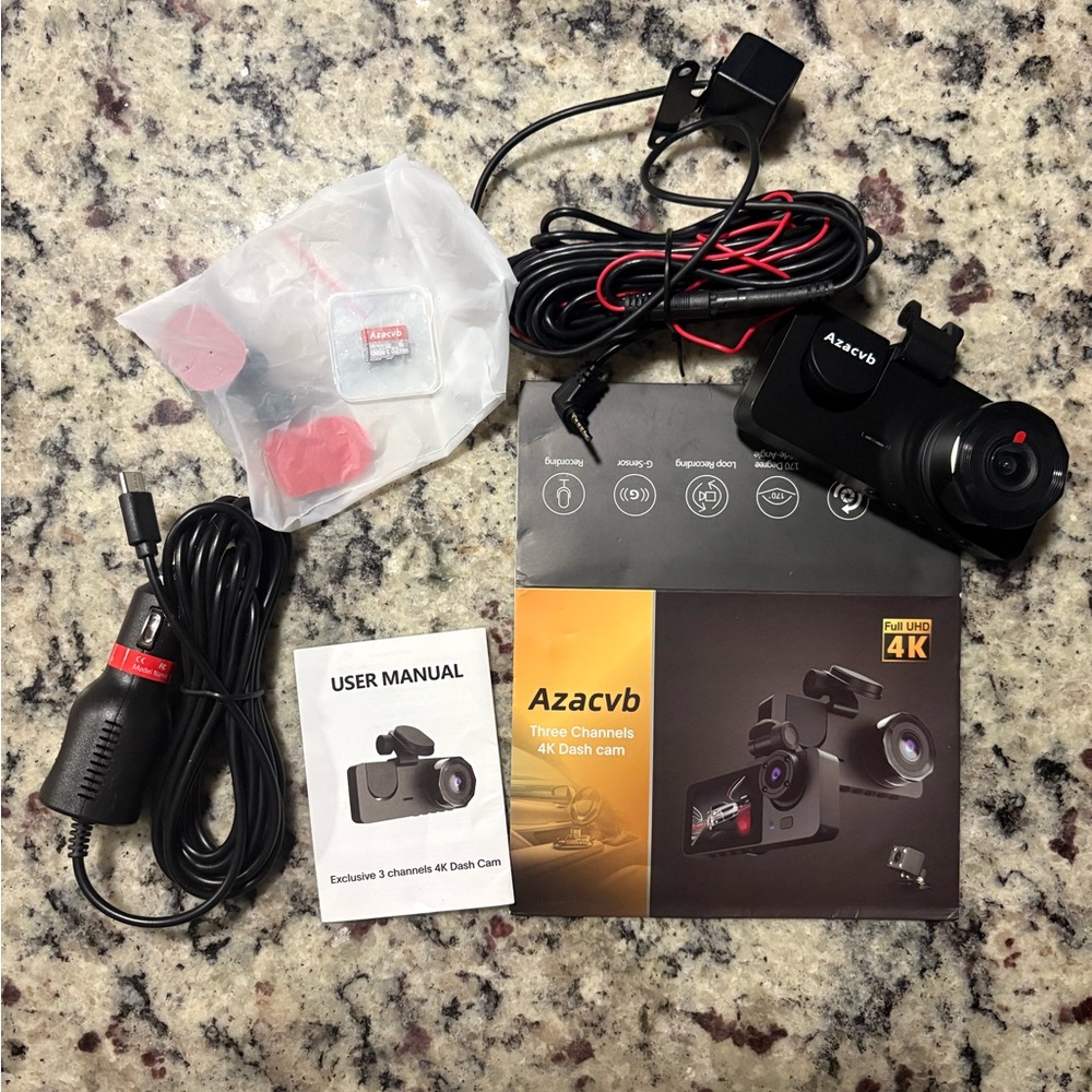 4K Dash Cam - Black